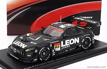ミニカー LEON PYRAMID AMG #65 SUPER GT 2024 Spark 1/43 LEON PYRAMID AMG No.65 K2 R&D LEON RACING GT300